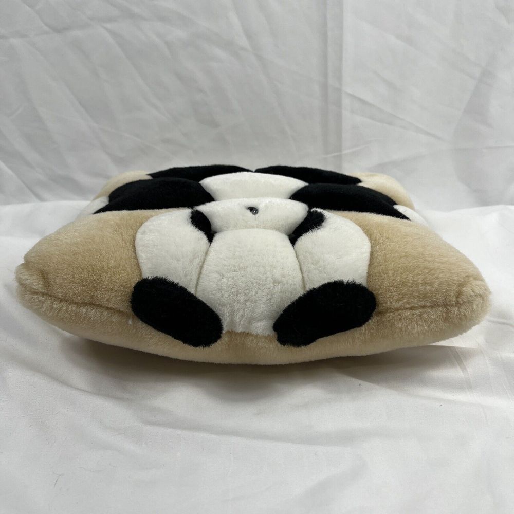 Vintage1998 TWIE Plush Panda Bear Pillow 10 Inch Square Decorative - Picture 6 of 7